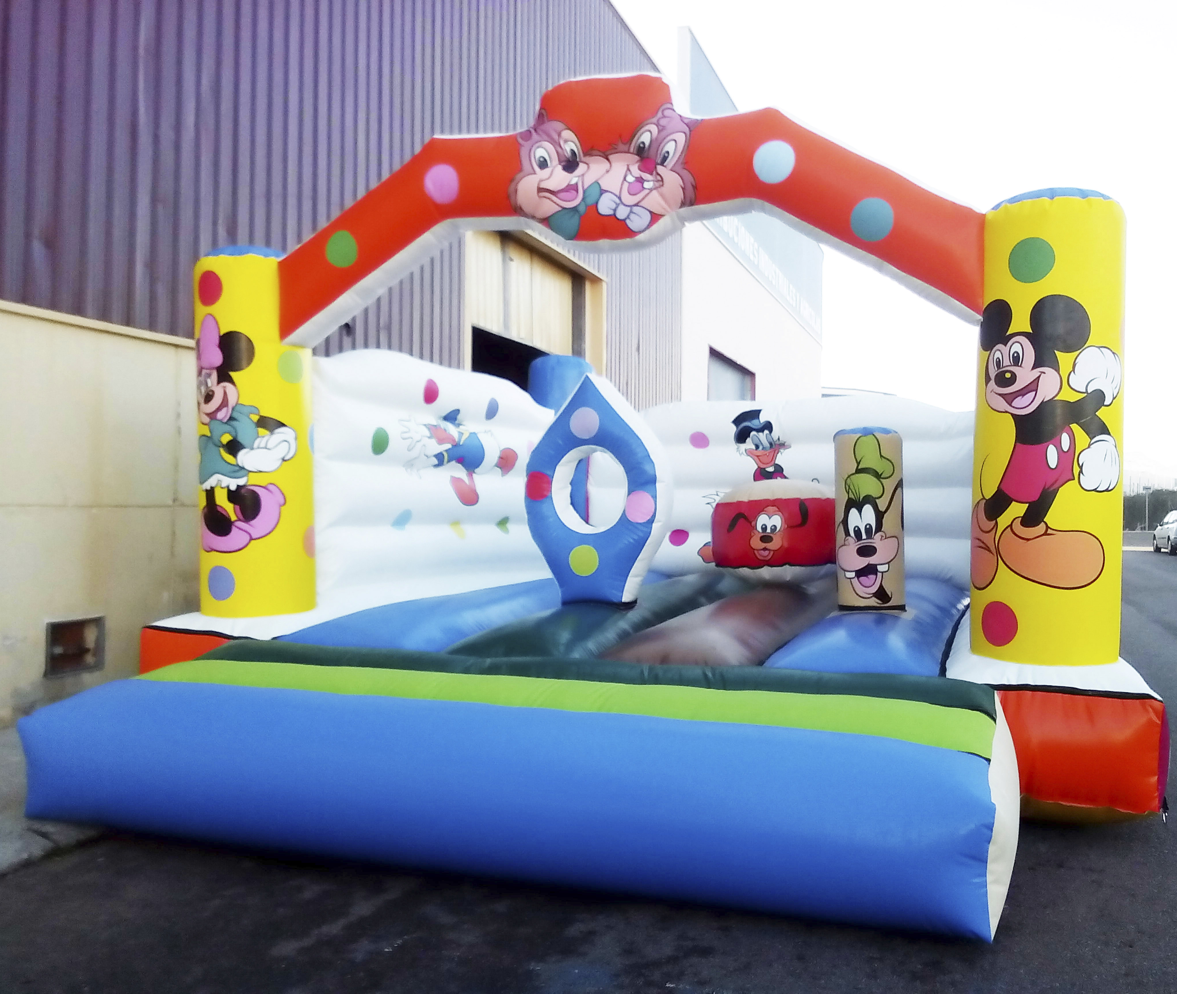 Maquinas recreativas Artículos de Feria Hinchable Mickey Mouse & Amigos