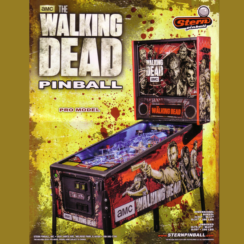 Maquinas recreativas Pinballs The Walking Dead