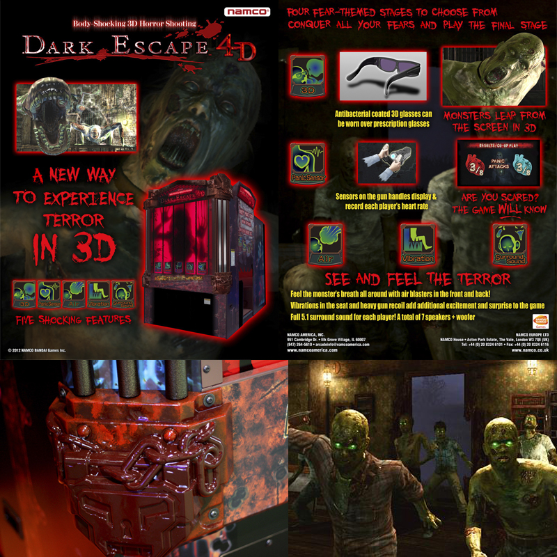 Máquinas recreativas Máquinas Tipo A Dark Escape 4D Máquinas recreativas Máquinas Tipo A Dark Escape 4D