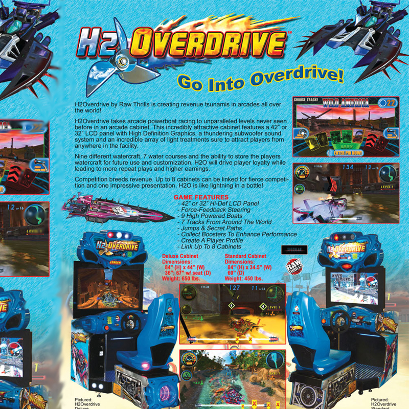 Máquinas recreativas Máquinas Tipo A H2Overdrive Máquinas recreativas Máquinas Tipo A H2Overdrive