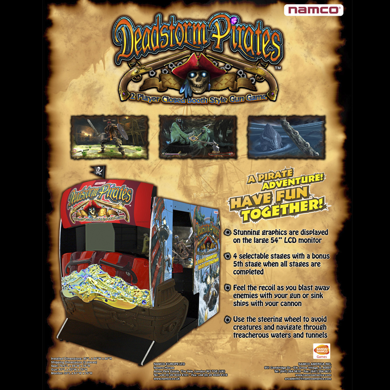 Máquinas recreativas Máquinas Tipo A Deadstorm Pirates Máquinas recreativas Máquinas Tipo A Deadstorm Pirates